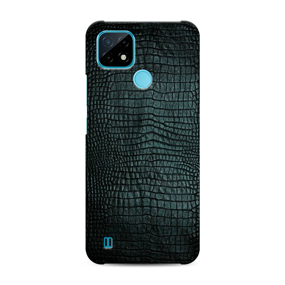 

Пластиковый чехол "Черная змея" на Realme C21, 254920-2