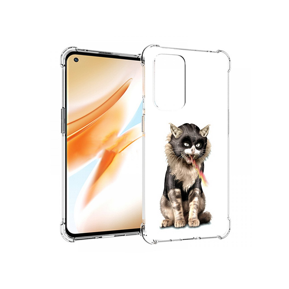 

Чехол MyPads Tocco для OnePlus 9 Pro дьяволский кот (PT159597.127.341), Прозрачный, Tocco