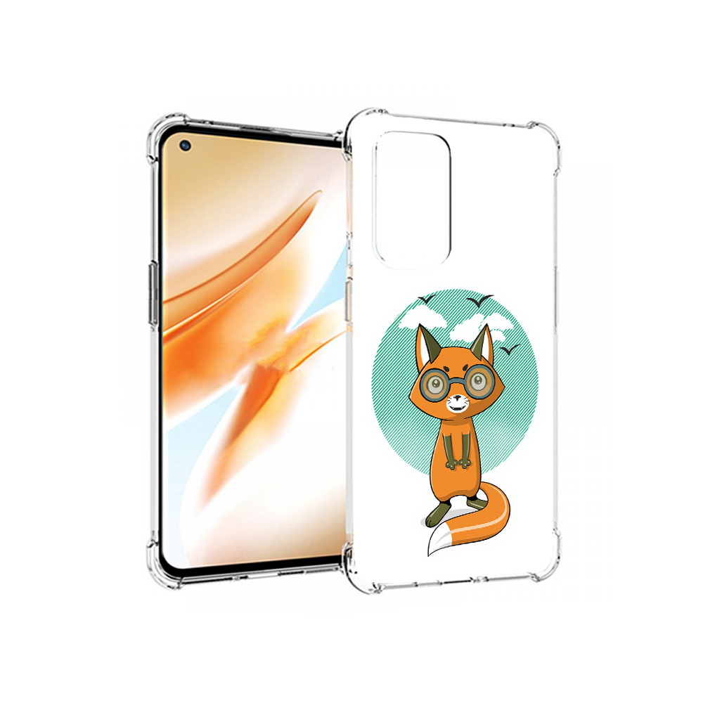 

Чехол MyPads Tocco для OnePlus 9 Pro задумчивая лиса (PT159597.127.348), Прозрачный, Tocco