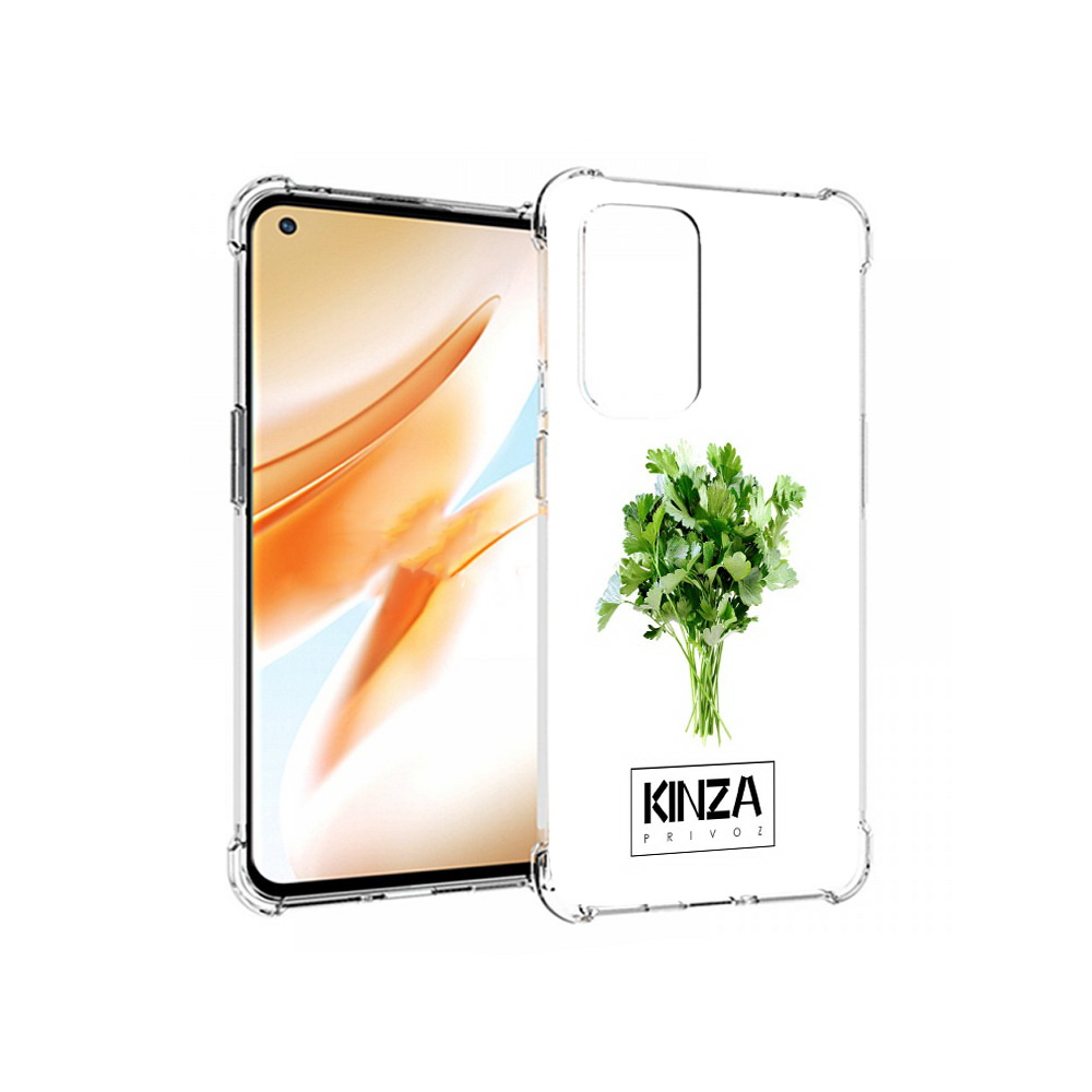 

Чехол MyPads Tocco для OnePlus 9 Pro Бренд Кинза (PT159597.127.35), Прозрачный, Tocco