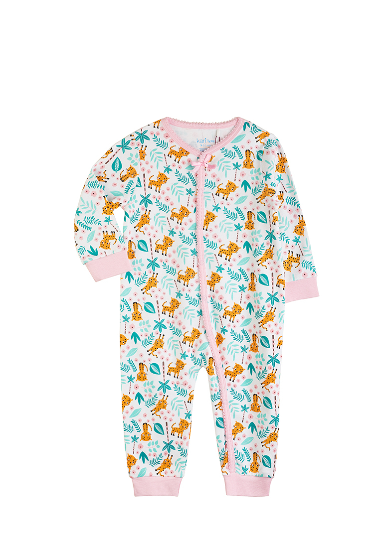 

Комбинезон детский повседневный Kari baby SS21B08100502 разноцветный р.62, Белый, SS21B08100502