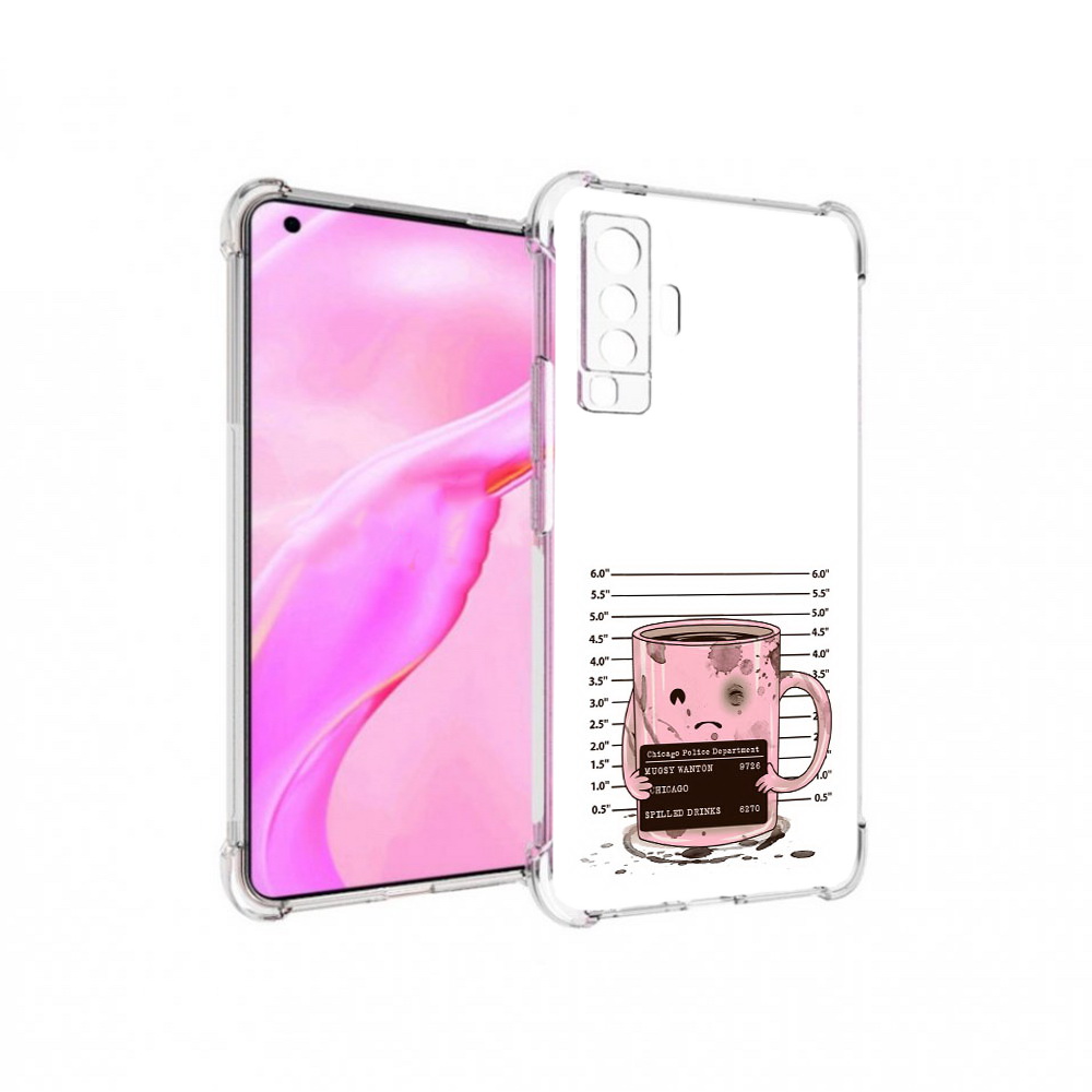 

Чехол MyPads Tocco для Vivo X50 кружка (PT226969.391.420), Прозрачный, Tocco