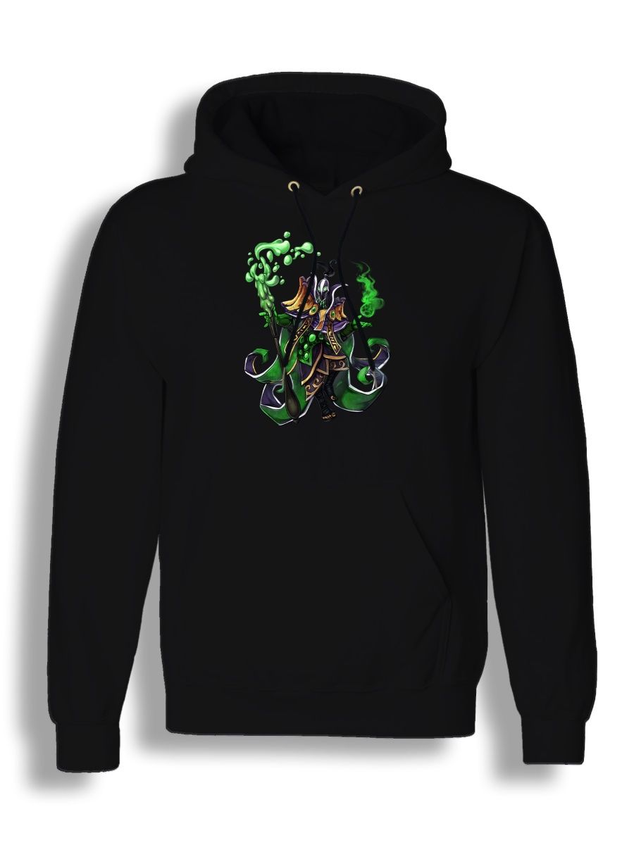 Худи унисекс СувенирShop Dota 2/Дота 2/Rubick 39 черное 2XL