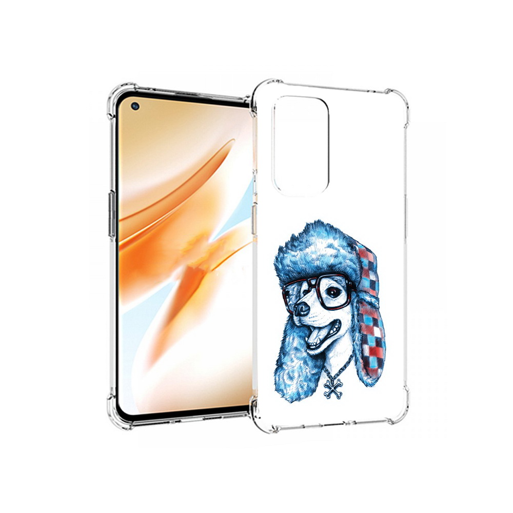 

Чехол MyPads Tocco для OnePlus 9 Pro зимний пес (PT159597.127.362), Прозрачный, Tocco