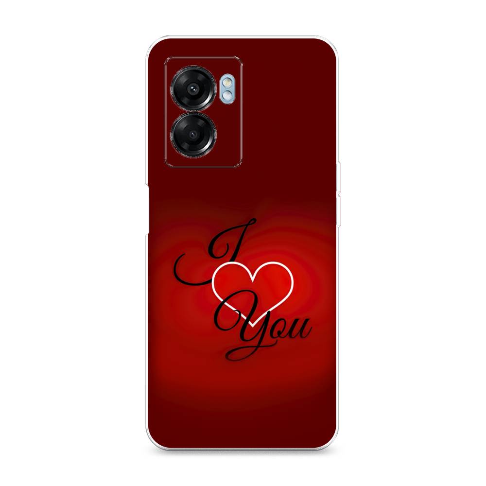 

Чехол Awog на Oppo A57 5G/A56s/OnePlus Nord N300 5G "I love you 3", Разноцветный, 2510250-6