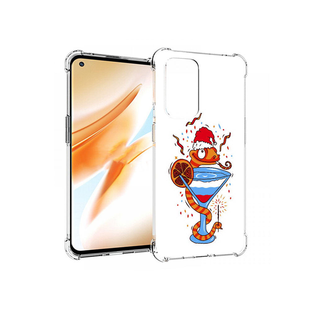 

Чехол MyPads Tocco для OnePlus 9 Pro змейка (PT159597.127.364), Прозрачный, Tocco