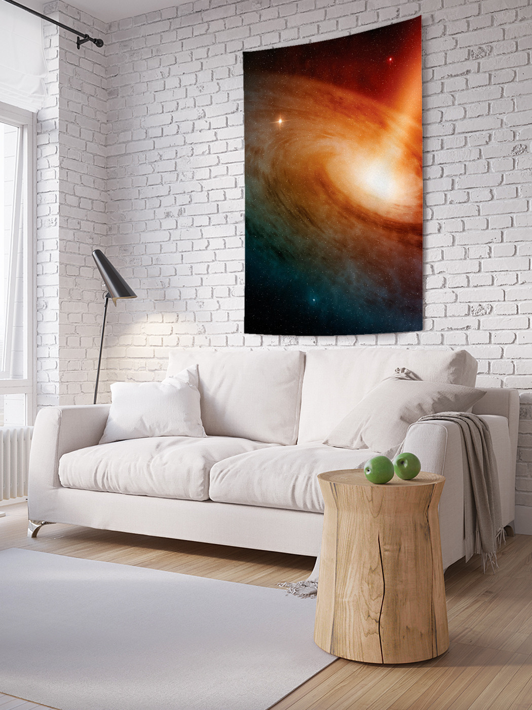 

Вертикальное фотопанно на стену JoyArty Туманная спираль 100x150 см, Туманная спираль