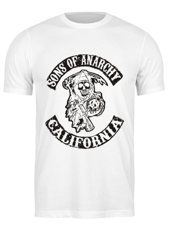 

Футболка мужская Printio Sons of anarchy белая XL, Белый, Sons of anarchy