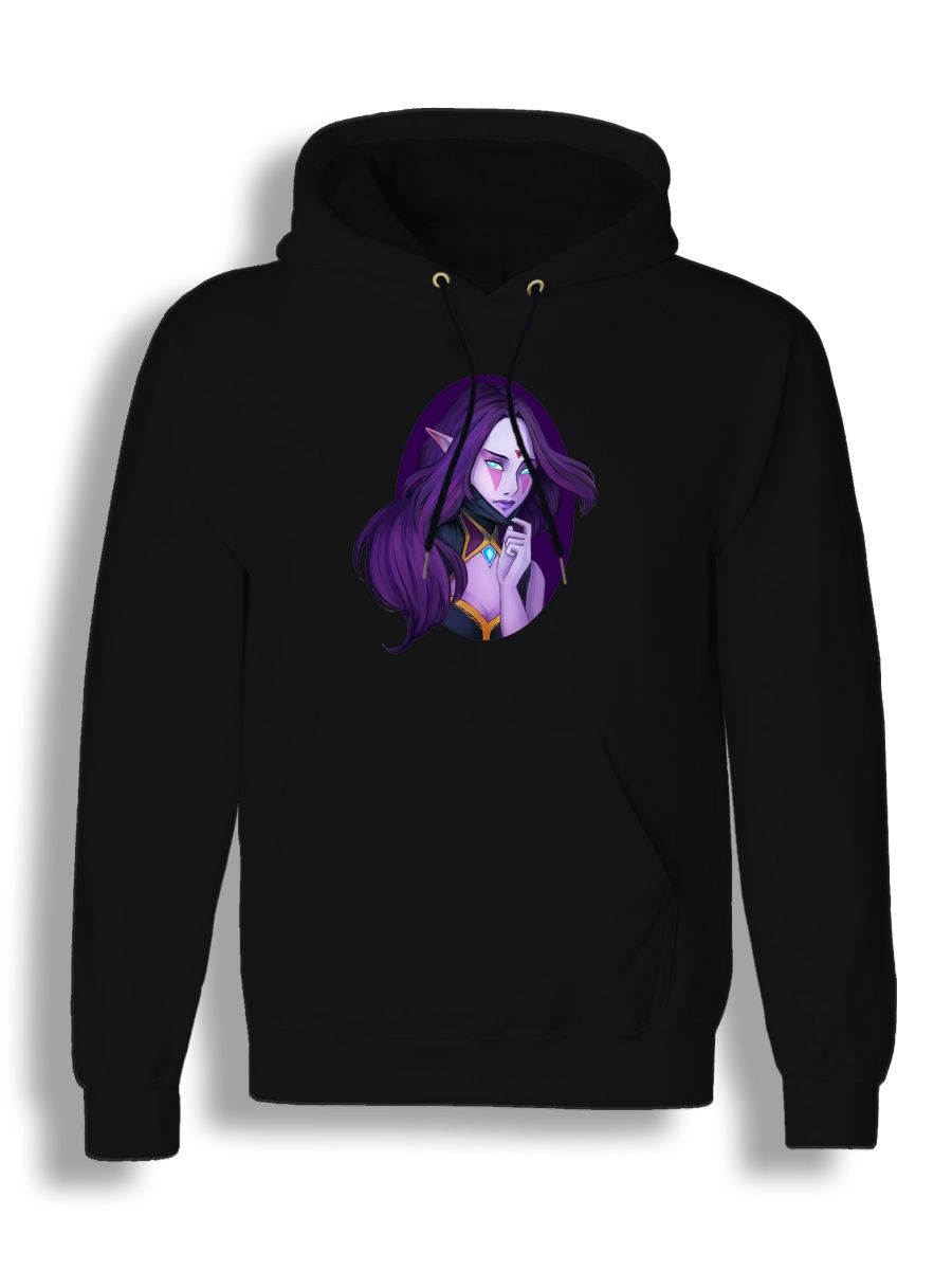 Худи унисекс СувенирShop Dota 2/Дота 2/Templar Assassin 43 черное 2XL