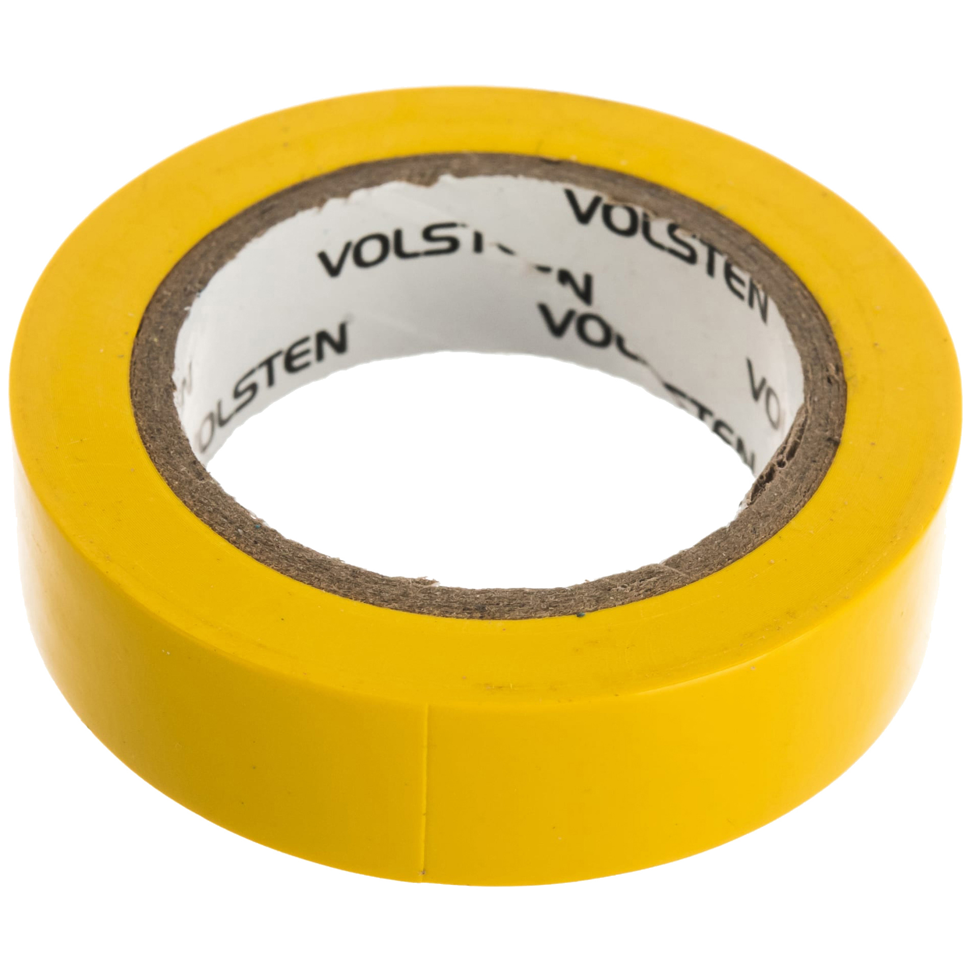 фото Volsten v02-7y-13х15-10 (изолента 0,13х15 мм желтая 10 метров)