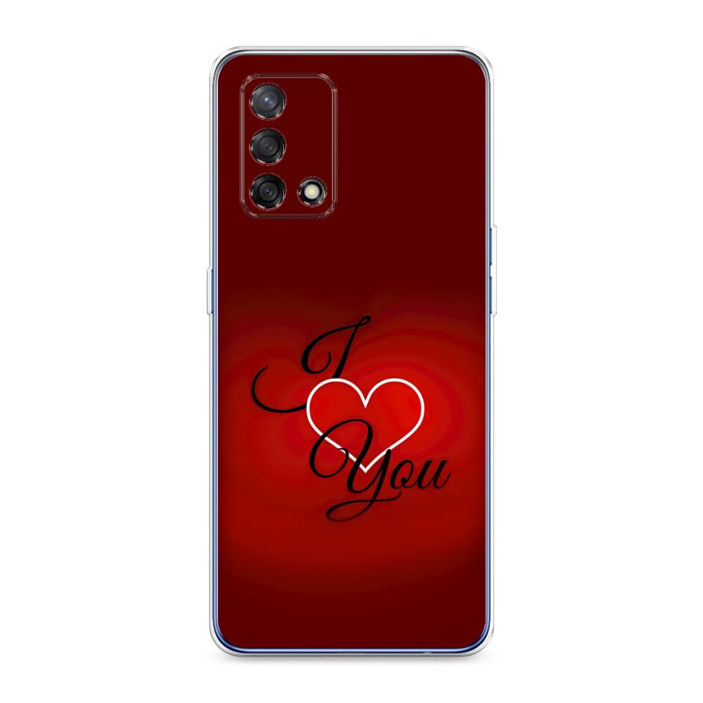 

Чехол Awog на OPPO A74 4G/F19 "I love you 3", Разноцветный, 256050-6