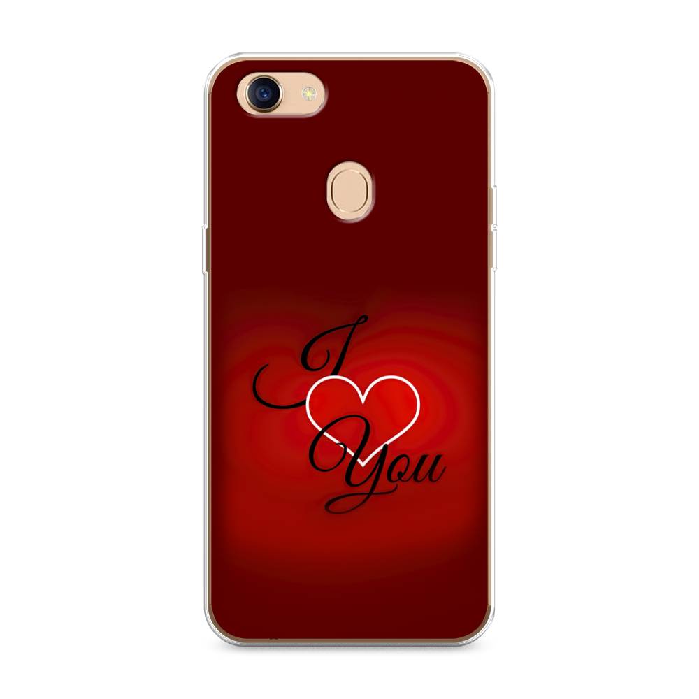 

Чехол Awog на Oppo F5 "I love you 3", Разноцветный, 250250-6