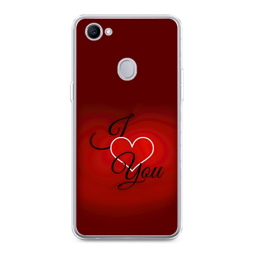 

Чехол Awog на Oppo F7 "I love you 3", Разноцветный, 250350-6