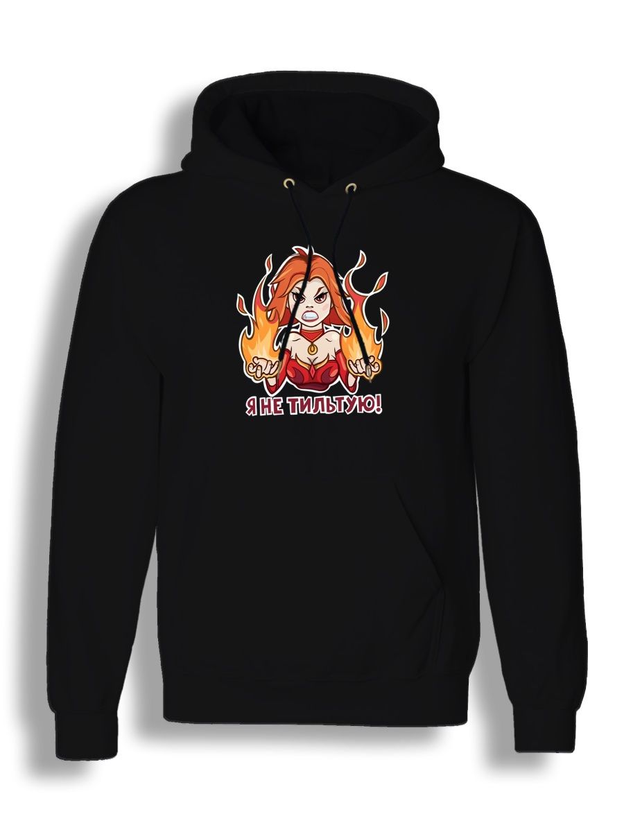 

Худи унисекс СувенирShop Dota 2/Дота 2/Lina 48 черное L, "Dota 2/Дота 2/Lina" 48
