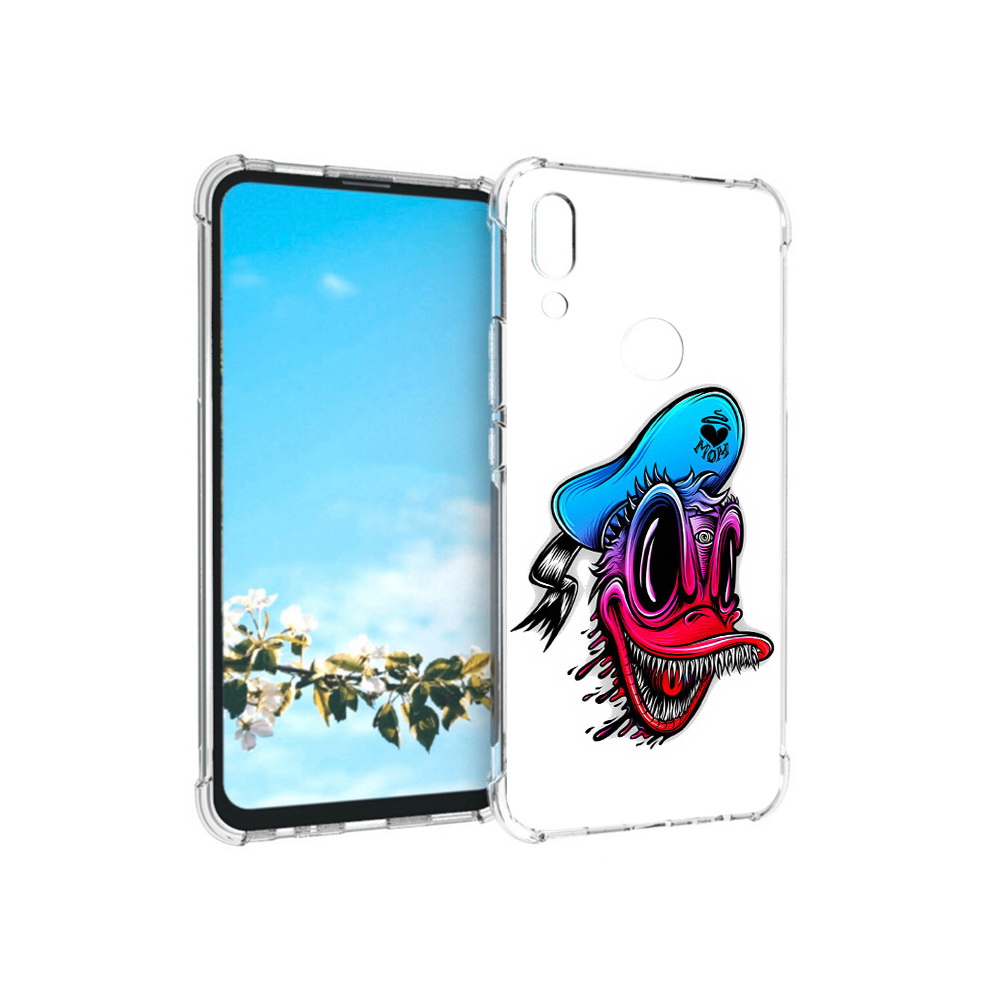 

Чехол MyPads Tocco для Huawei P Smart Z Дональд, Прозрачный, Tocco