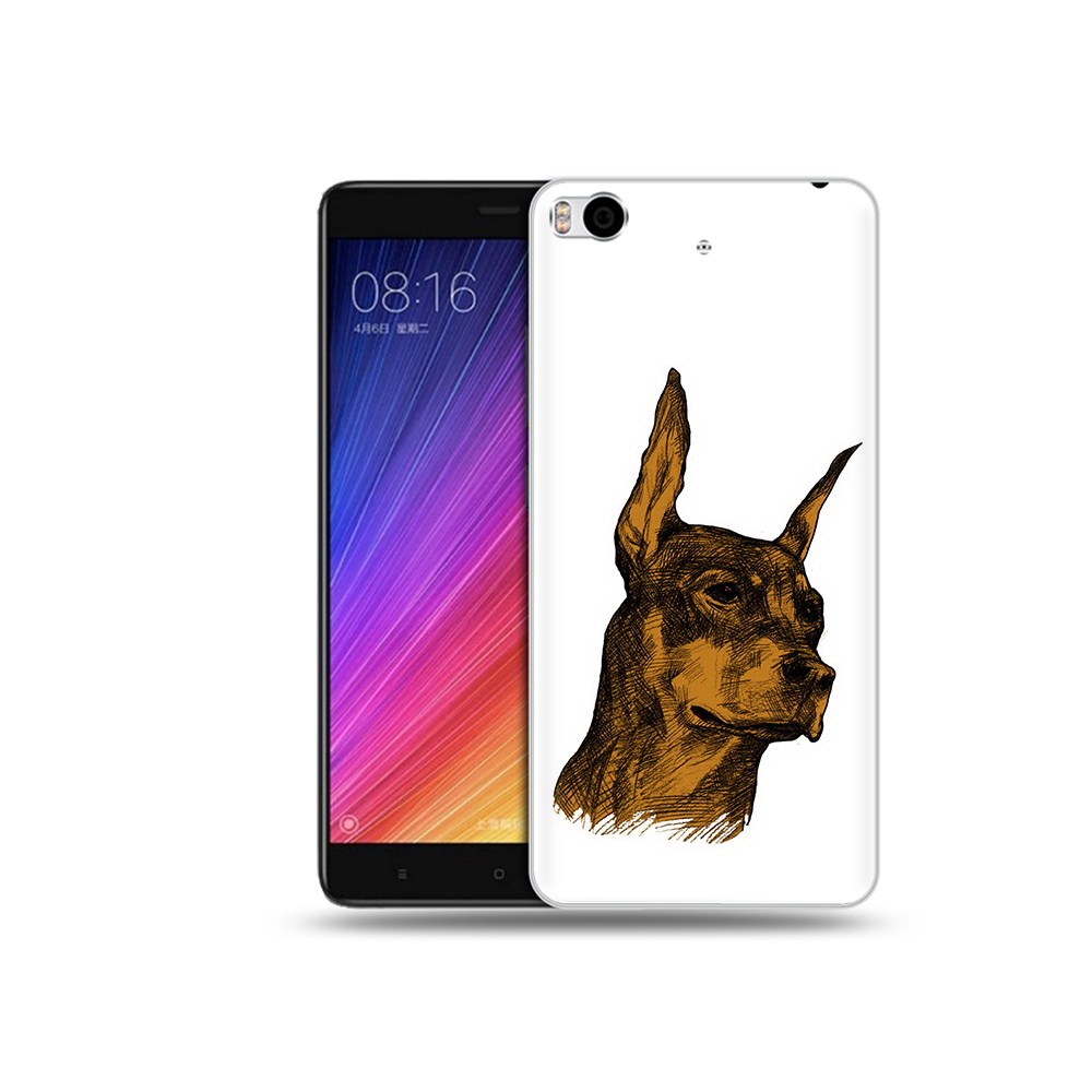 

Чехол MyPads Tocco для Xiaomi Mi 5S скетч доберман (PT91899.330.605), Прозрачный, Tocco