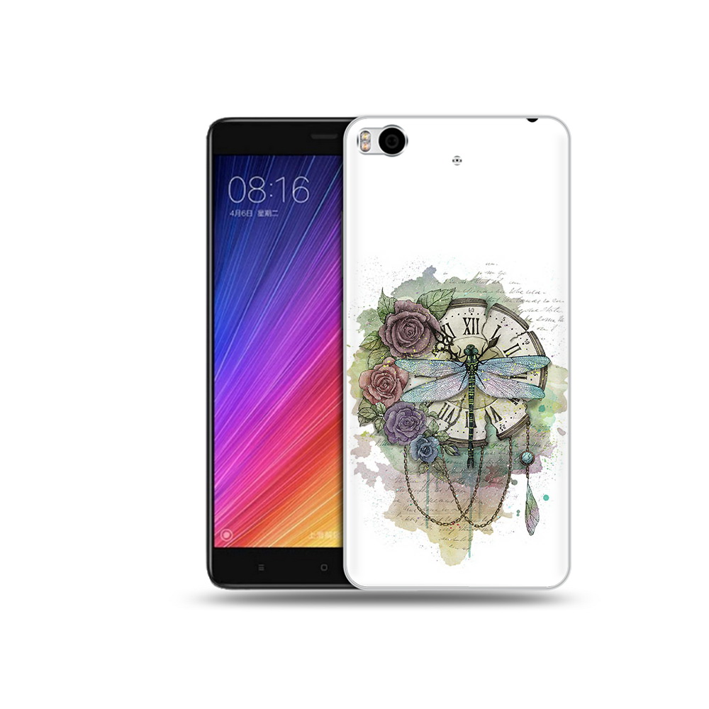 

Чехол MyPads Tocco для Xiaomi Mi 5S старинные часы в цветах (PT91899.330.621), Прозрачный, Tocco