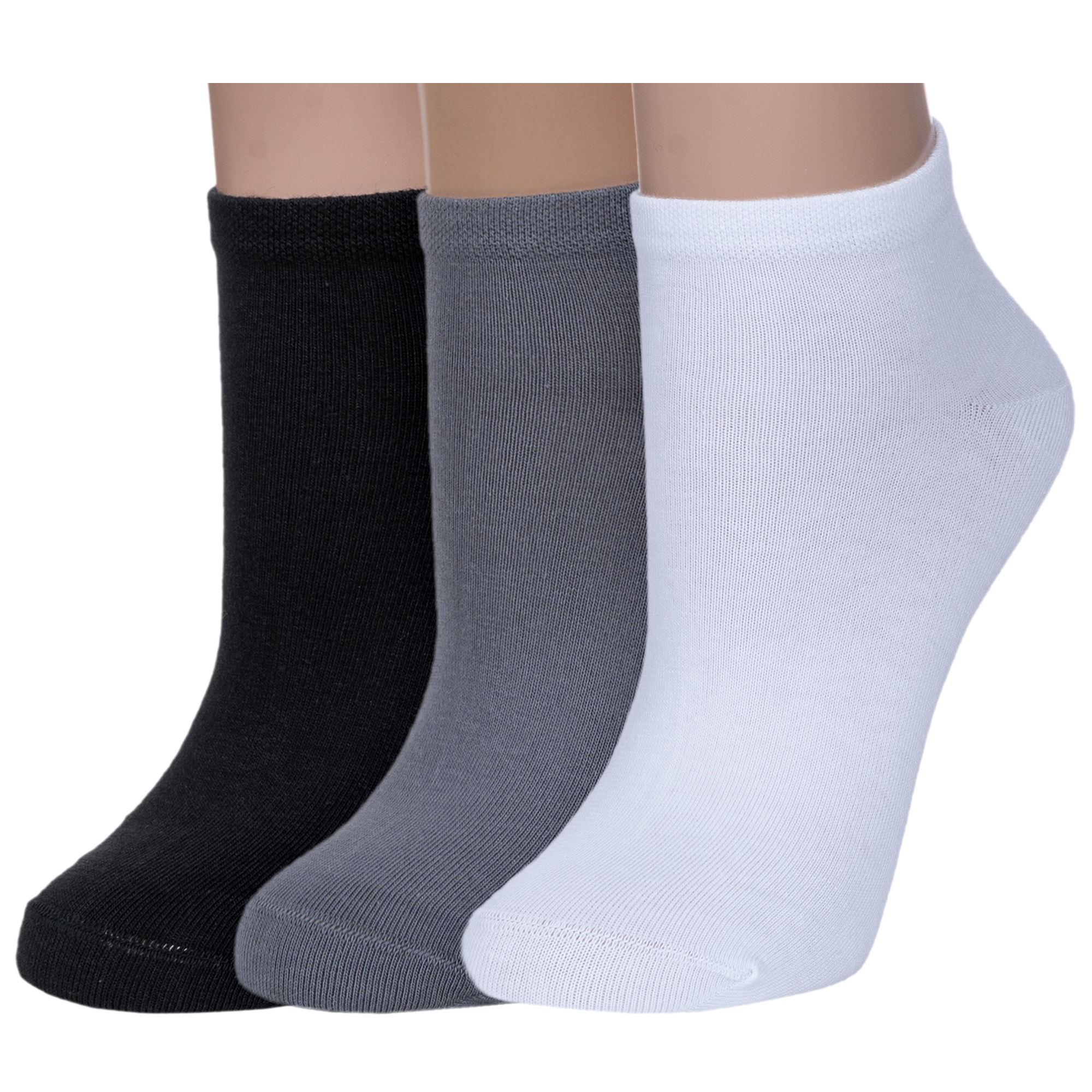 

Комплект носков женских Rusocks 3-Ж-1700 черных; серых; белых 23-25, Черный;серый;белый, 3-Ж-1700