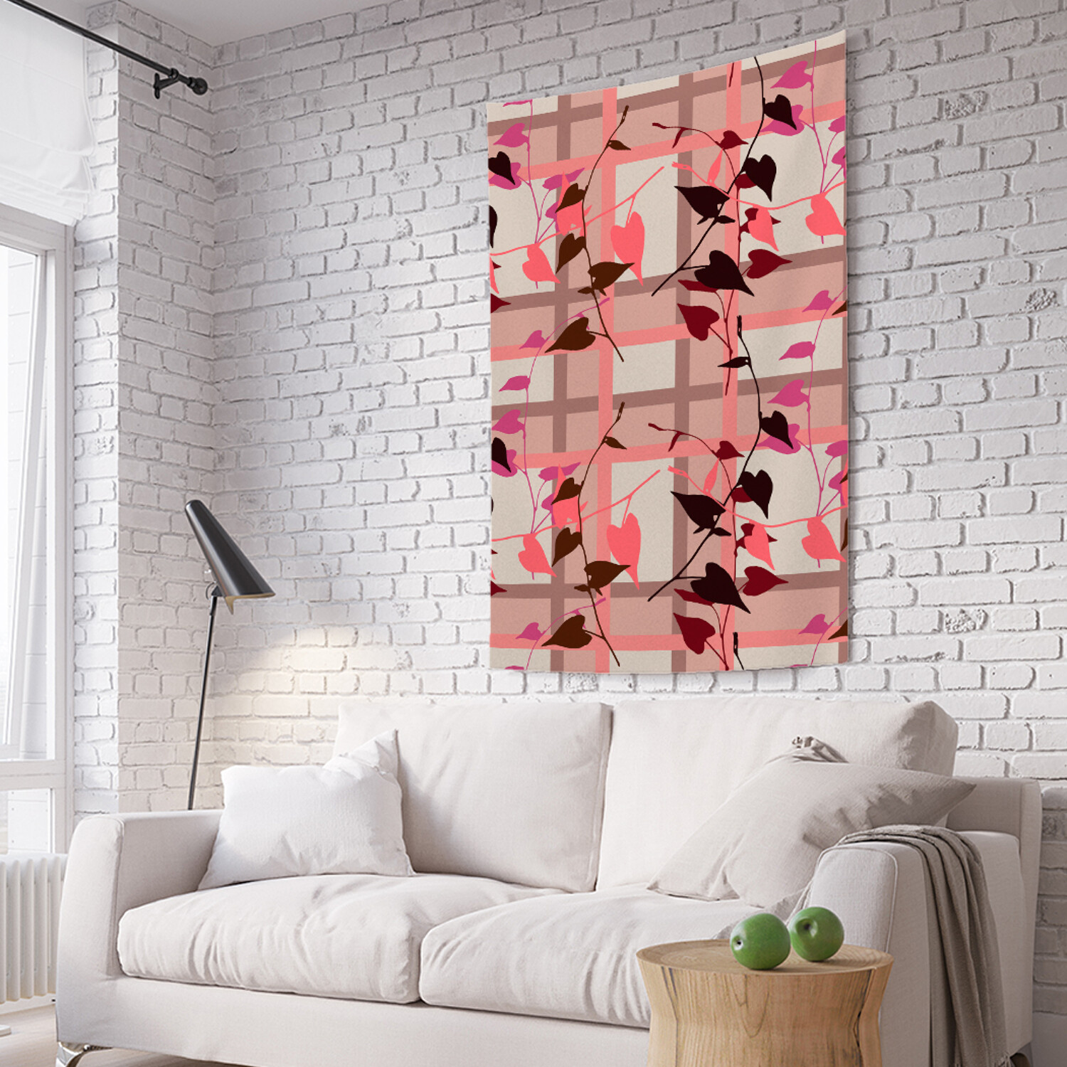 

Вертикальное фотопанно на стену JoyArty Ветки с листьями 150x200 см, Ветки с листьями