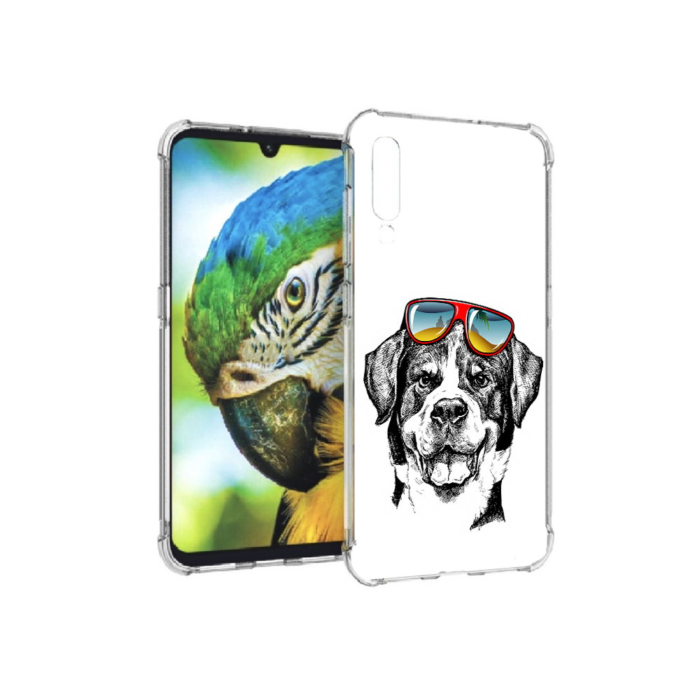 

Чехол MyPads Tocco для Xiaomi Mi 9 счастливая собака (PT126035.255.631), Прозрачный, Tocco