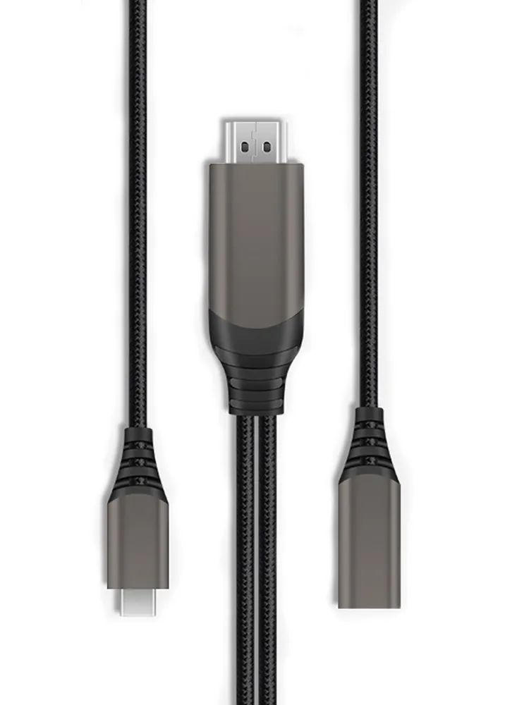 Кабель WiWU X10 Type-C - HDMI 2m Black