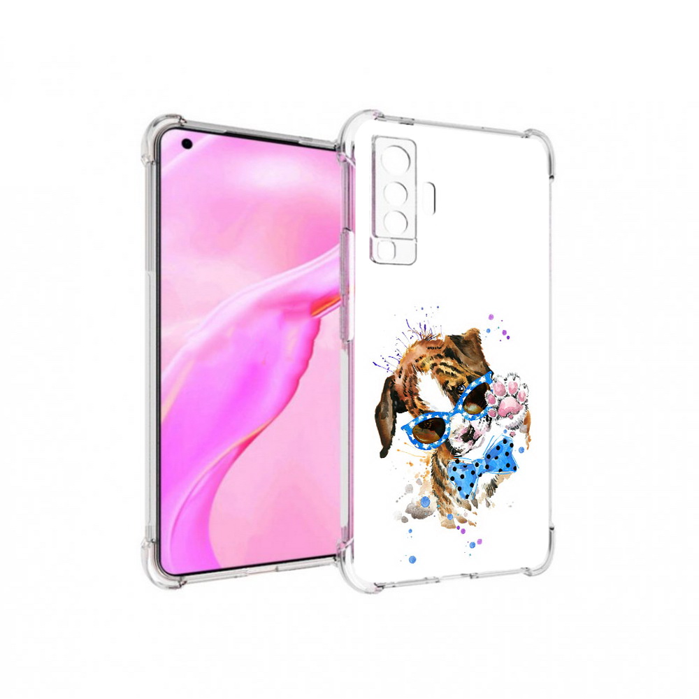 

Чехол MyPads Tocco для Vivo X50 лапочка (PT226969.391.434), Прозрачный, Tocco