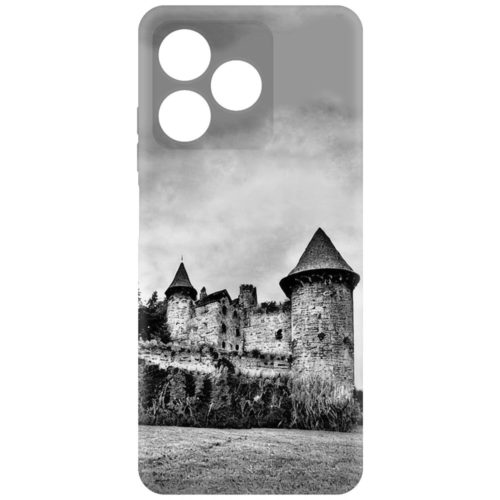 

Чехол-накладка Krutoff Soft Case Старый замок для Realme C53 черный