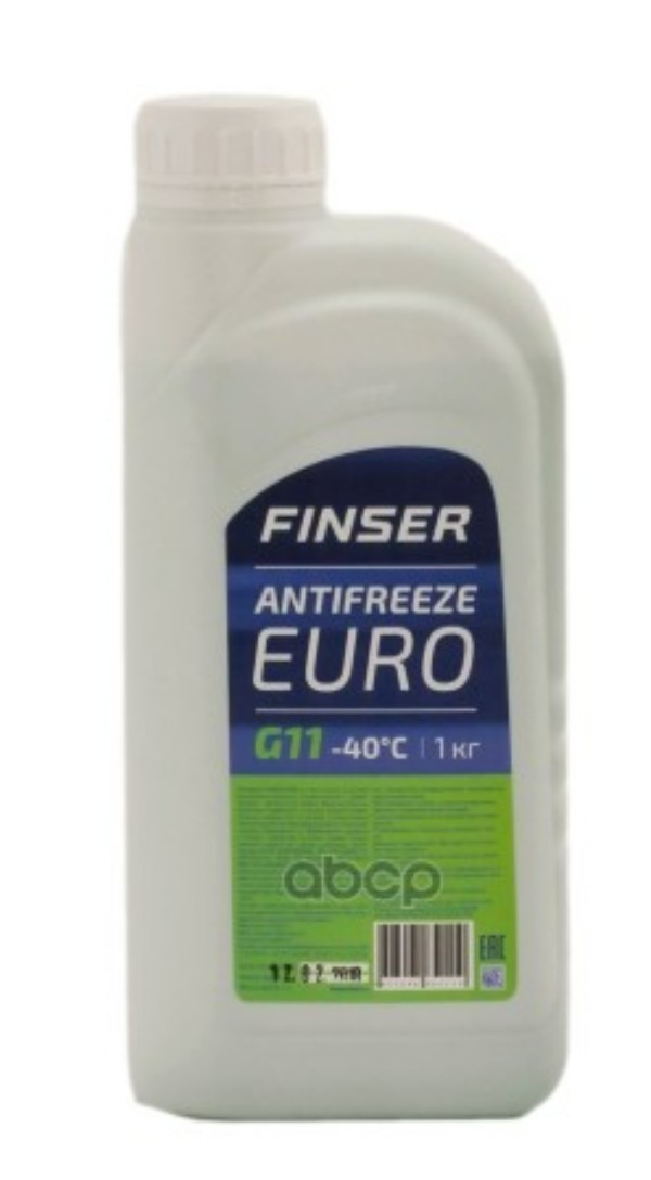 фото Antifreeze euro g11 1кг (зеленый) finser арт. 4627095850110