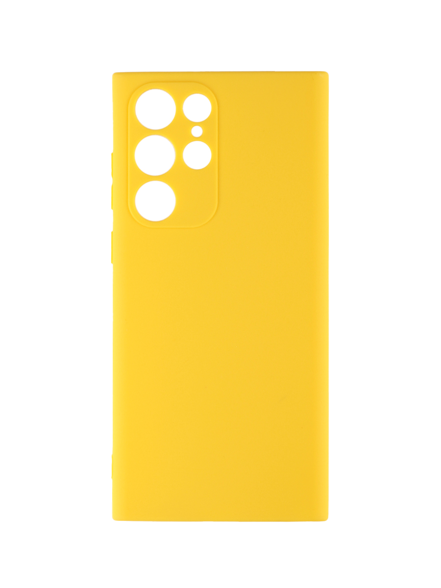 фото Чехол для samsung s22 ultra желтый защита камеры zibelino