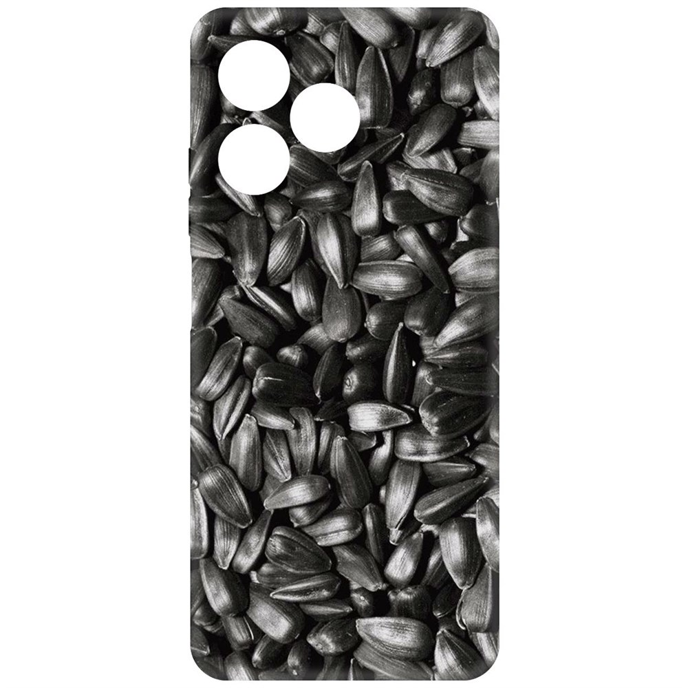 

Чехол-накладка Krutoff Soft Case Семечки для Realme C51 черный
