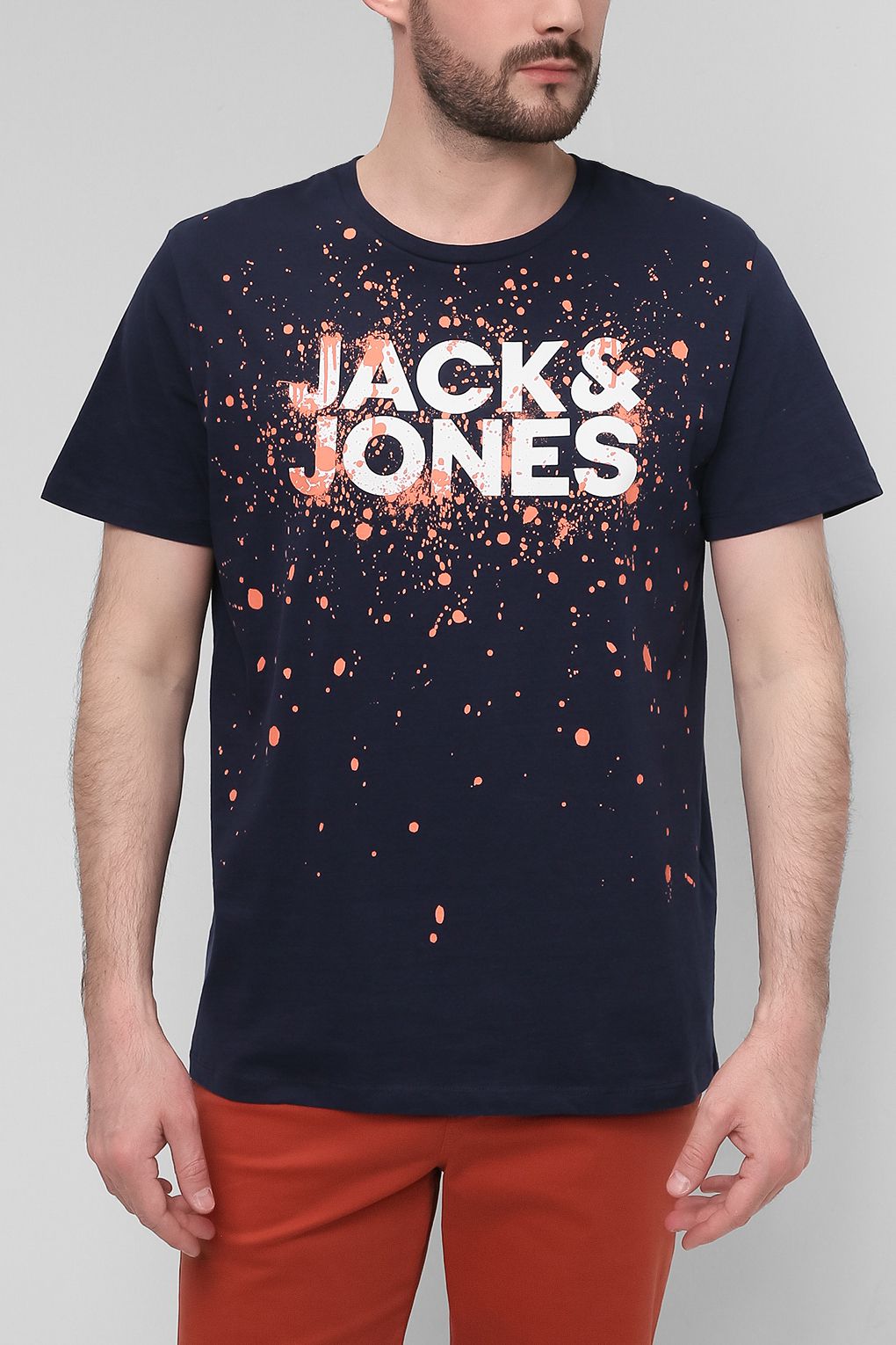 фото Футболка мужская jack & jones 12200387 синяя l