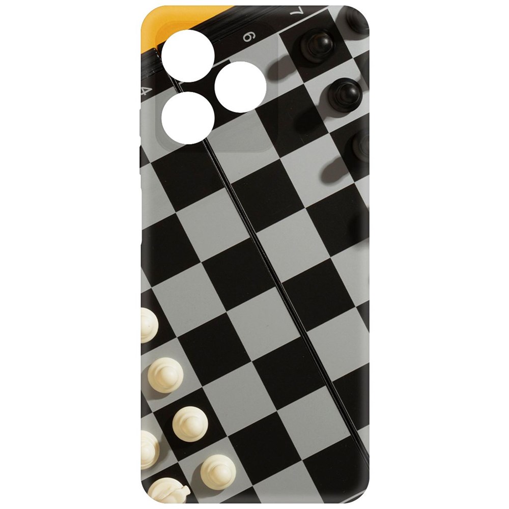 

Чехол-накладка Krutoff Soft Case Шахматы для Realme C51 черный