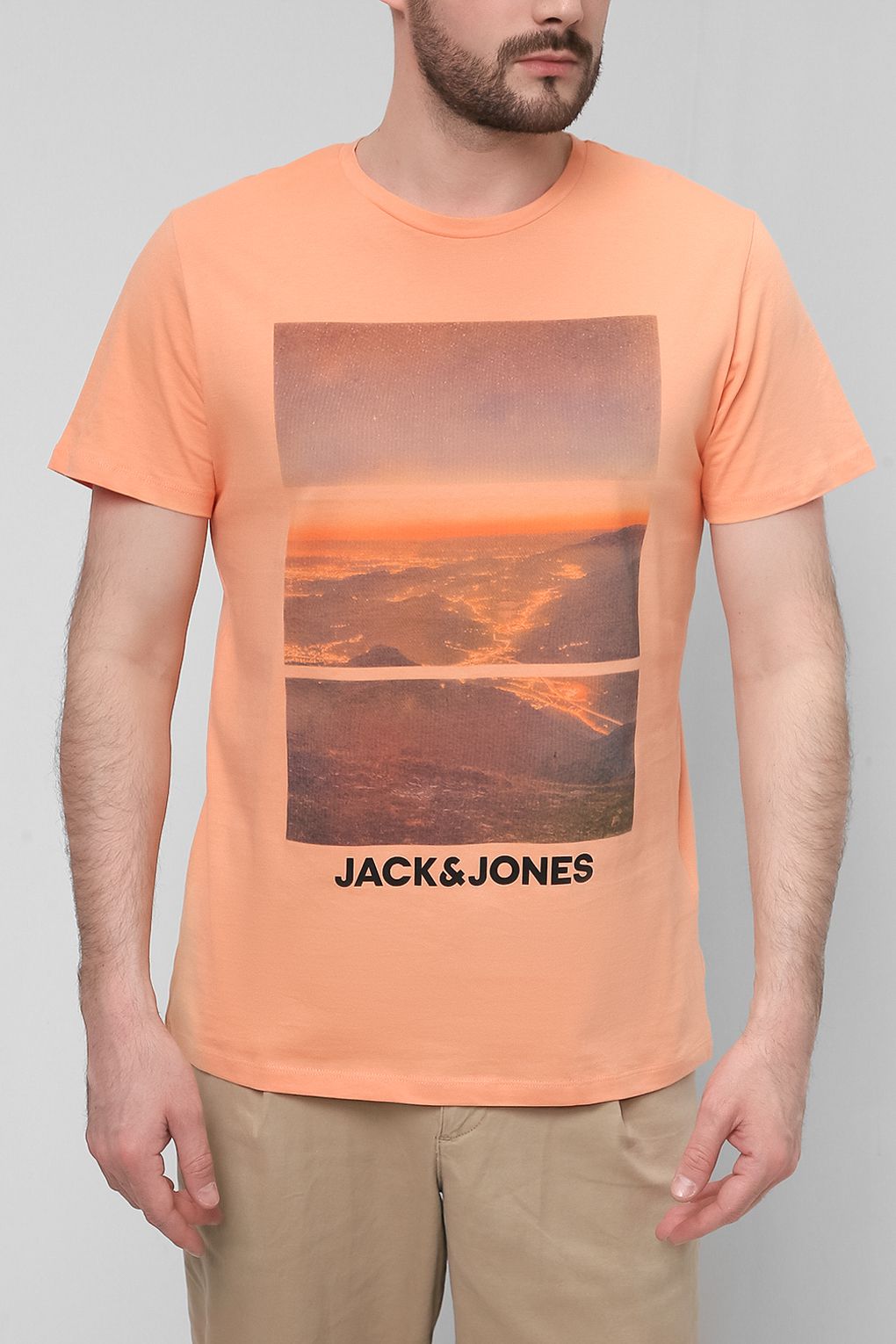 фото Футболка мужская jack & jones 12200416 розовая l