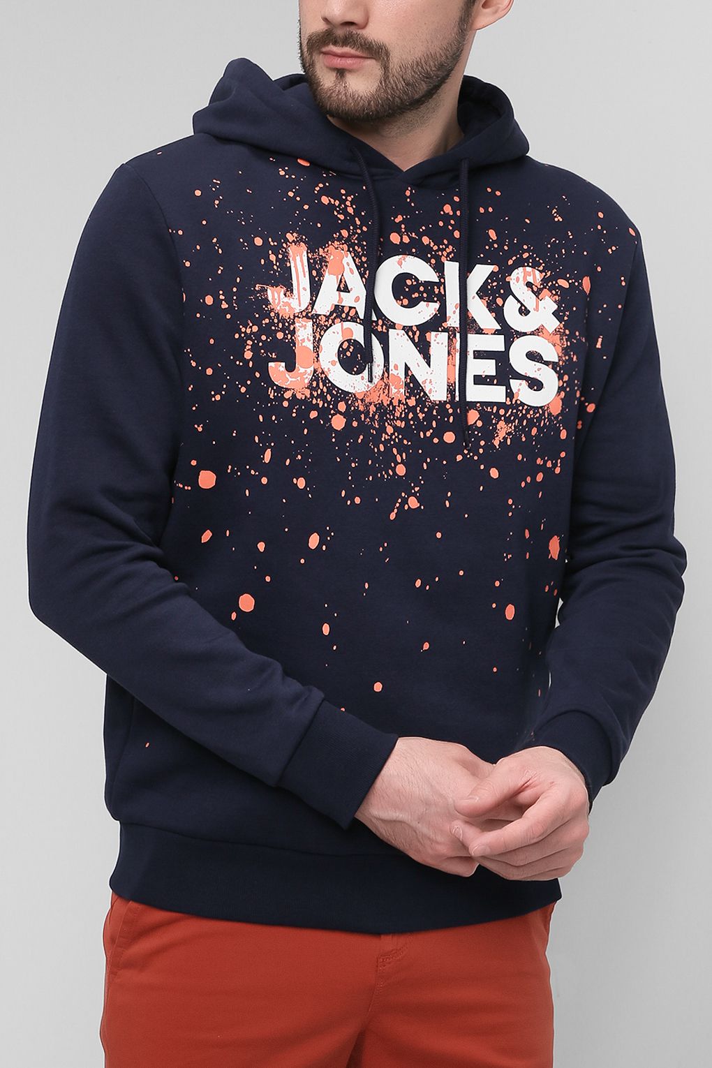 

Толстовка мужская Jack & Jones 12200462 синяя S, 12200462