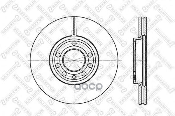 

Диск Тормозной Передний Opel Vectra 1.6-2.2Dti 02> Stellox 60203645vsx