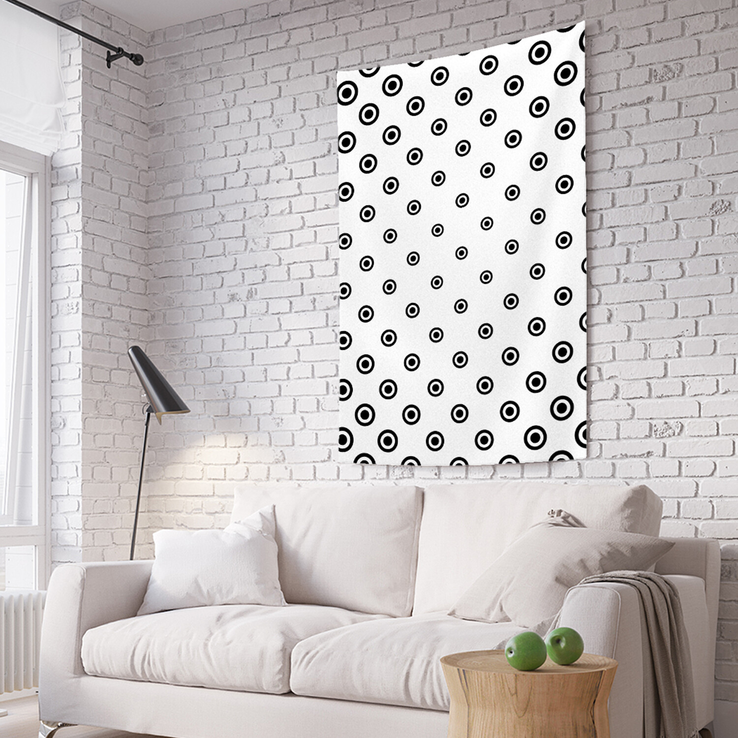 

Вертикальное фотопанно на стену JoyArty Плывущие круги 150x200 см, Плывущие круги