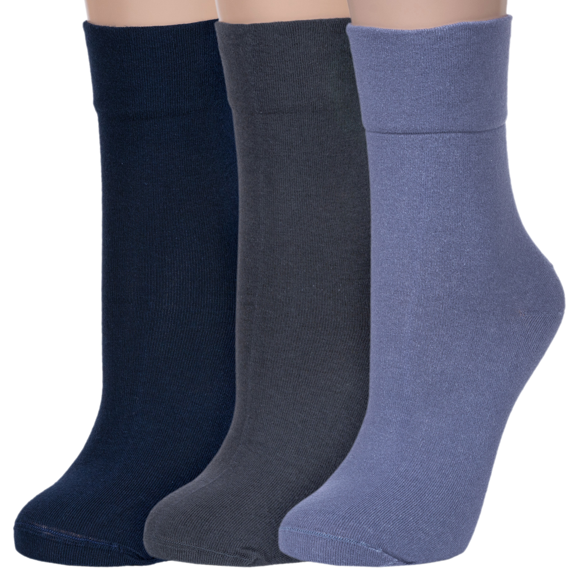 Комплект носков женских Rusocks 3-Ж-21201 разноцветных 23-25