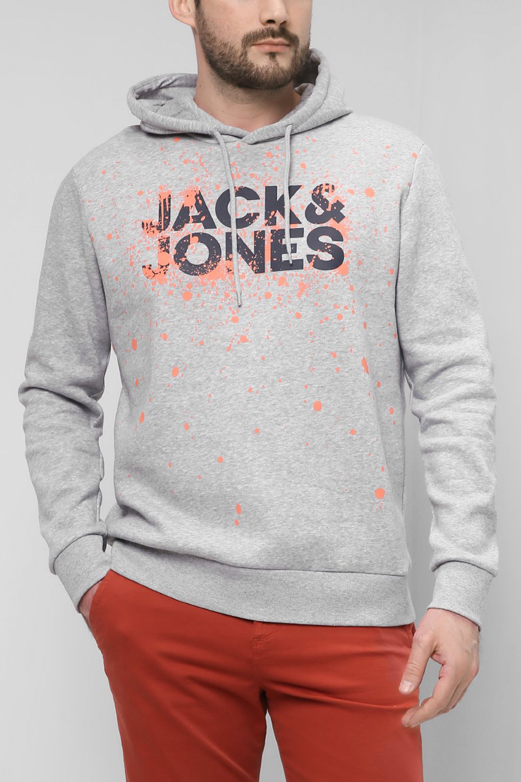 Толстовка мужская Jack & Jones 12200462 серая S