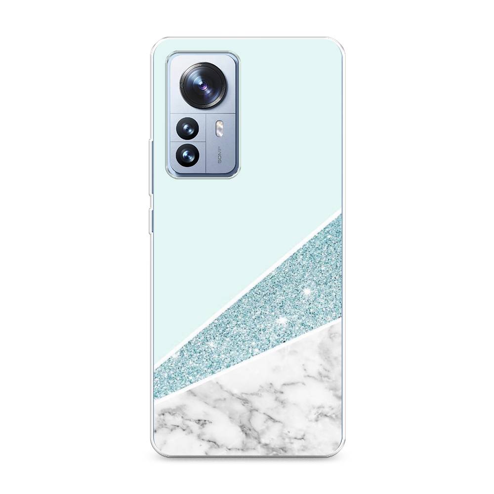 

Чехол Awog на Xiaomi 12 Pro "Мрамор с голубыми блестками", Разноцветный, 314450-3