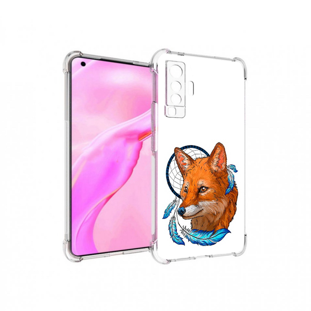 

Чехол MyPads Tocco для Vivo X50 лиса и ловец снов (PT226969.391.438), Прозрачный, Tocco