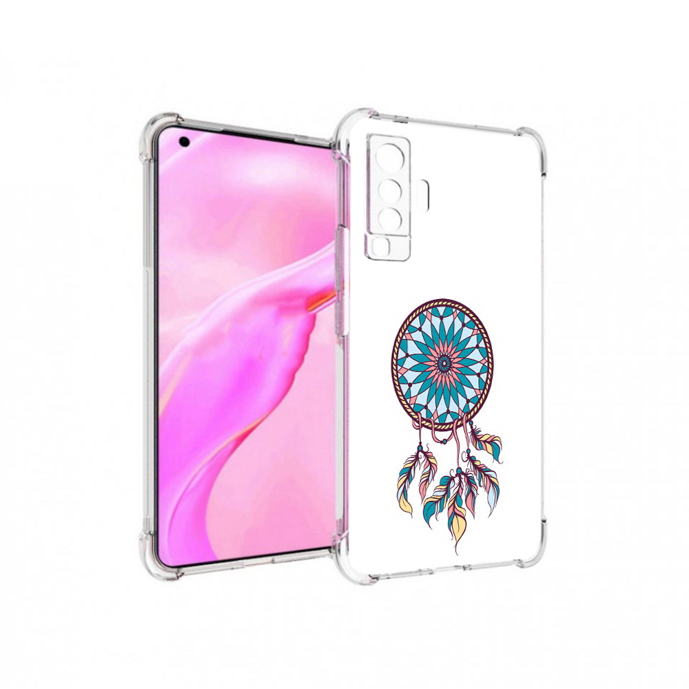 

Чехол MyPads Tocco для Vivo X50 ловец снов синий (PT226969.391.443), Прозрачный, Tocco