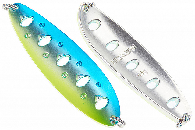 

Блесна HIGASHI Chinook Spoon 45г, цвет #02M, Синий;зеленый, Chinook Spoon