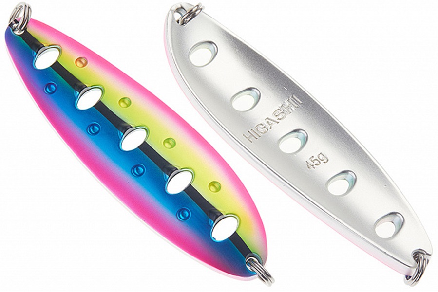 

Блесна HIGASHI Chinook Spoon 45г, цвет #06M, Синий;розовый;желтый, Chinook Spoon