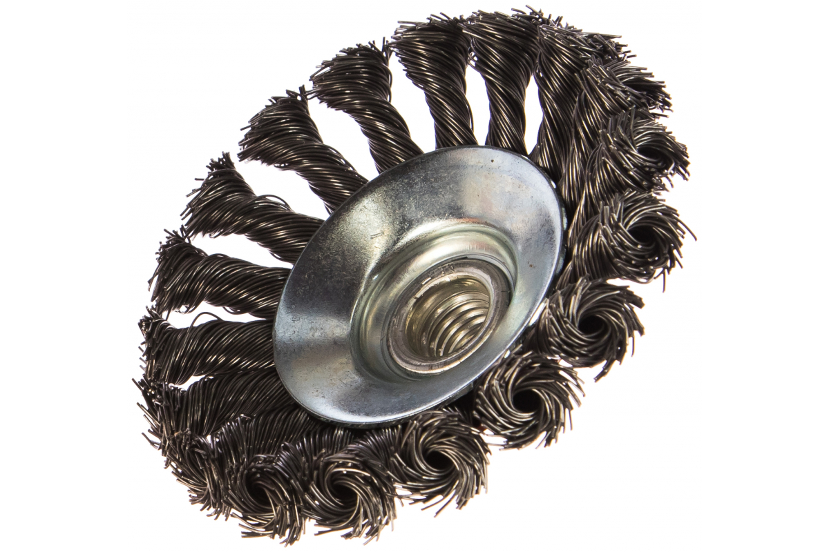 

Щетка Зачистная Для Ушм Плоская D-100Мм М14 2 Витая () АвтоDело арт. 44027