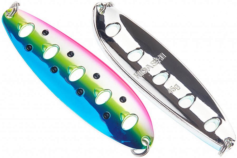 

Блесна HIGASHI Chinook Spoon 45г, цвет #09, Синий;розовый;зеленый, Chinook Spoon