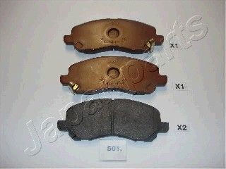 

Тормозные колодки Japanparts для Mitsubishi Lsncer 2003-, Galant 2006- PA501AF