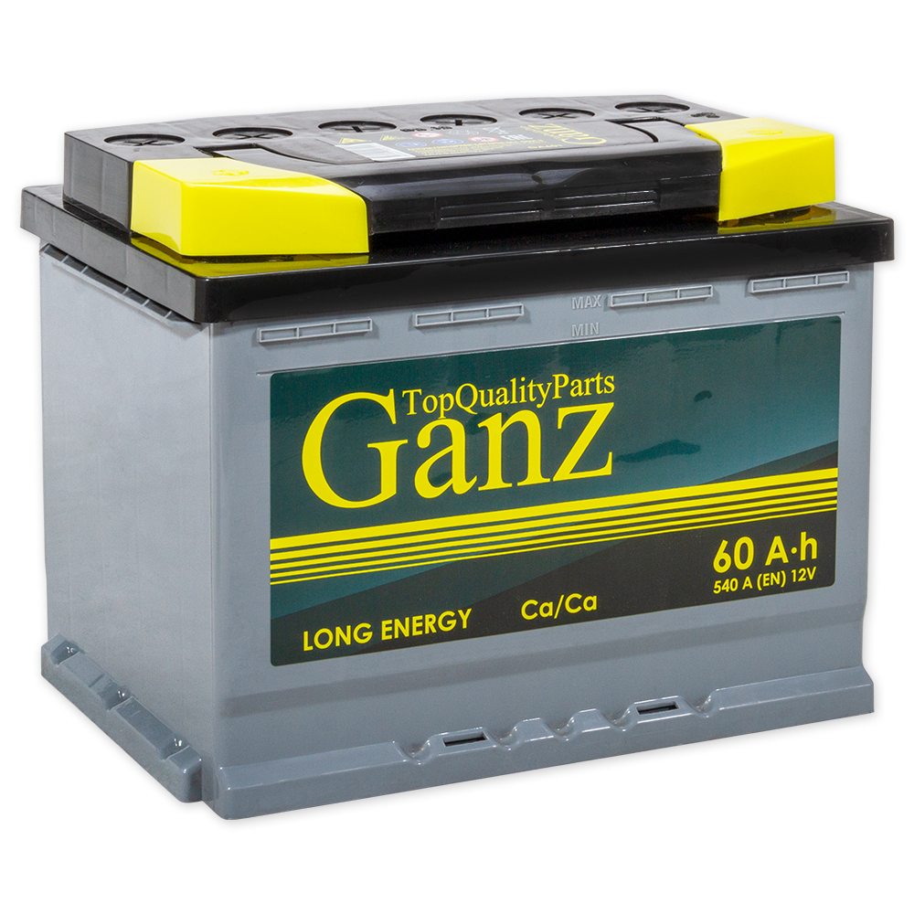 

Аккумулятор GANZ 60 А/ч 242x175x190 EN540