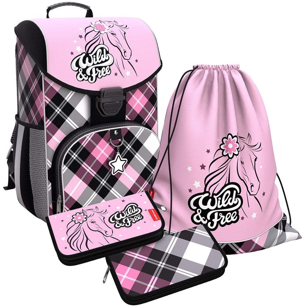 

Ранец ErichKrause ErgoLine 15 L Flower Horse с наполнением розовый 48468_N, ErgoLine® 15 L