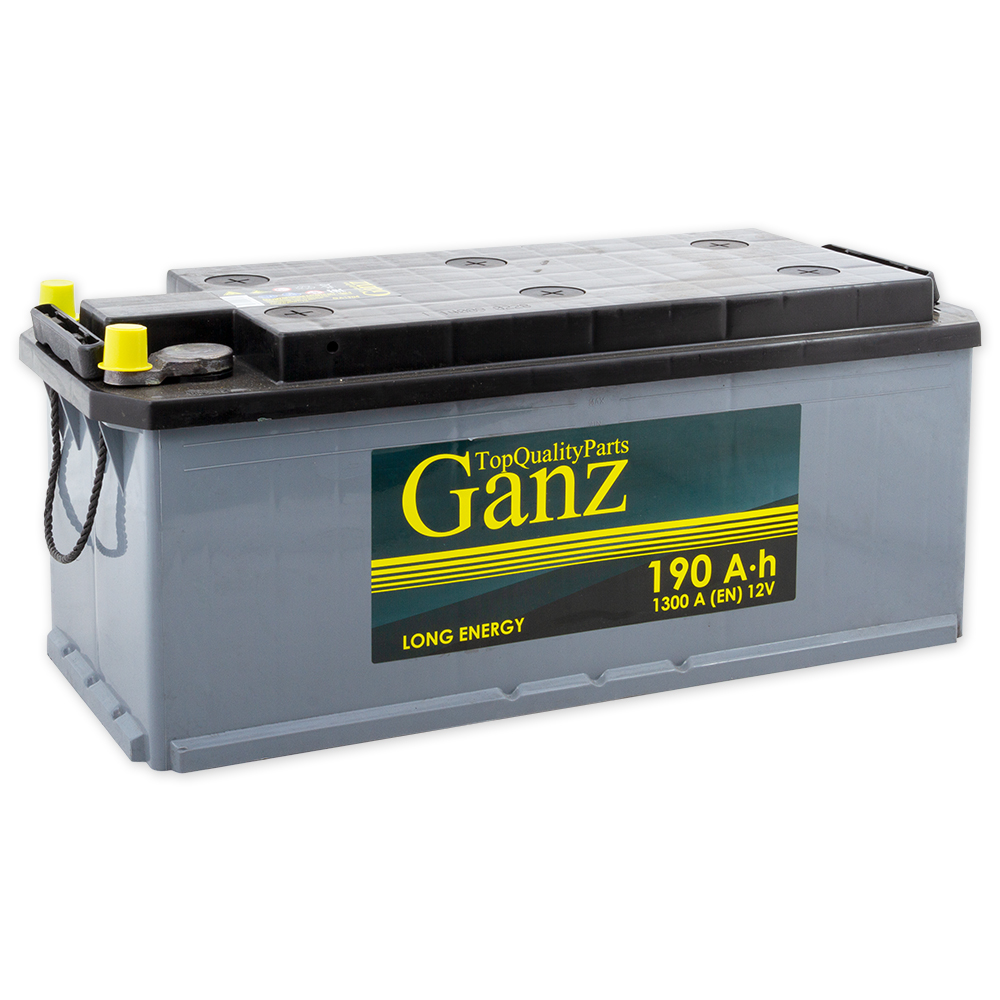 

Аккумулятор GANZ 190.4 А/ч R+ 514x218x210 EN1300