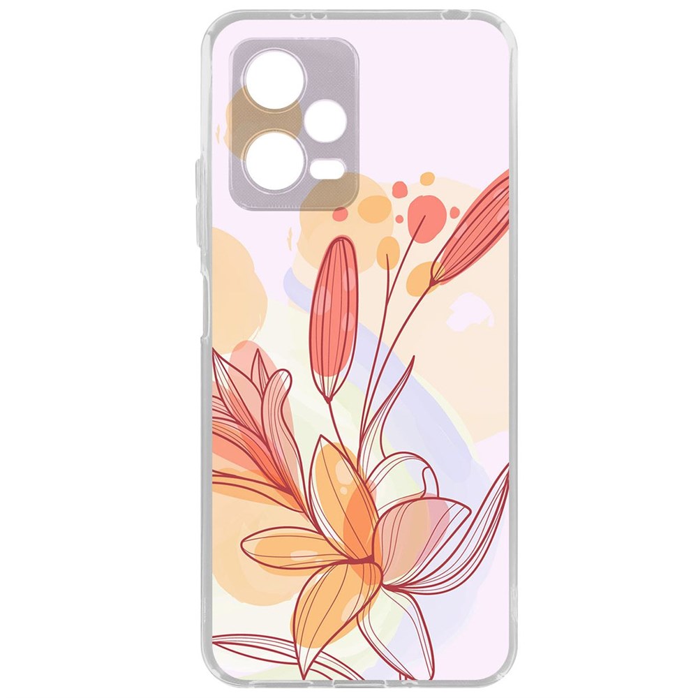 

Чехол-накладка Krutoff Clear Case Фантазия для Poco X5, Прозрачный